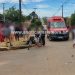 JARU – Motociclista é atingido por caminhonete do Demtran, colide em outro veículo oficial, cai e fica ferido