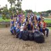 Clube de Desbravadores Guerreiros do Rei da Igreja Adventista do Sétimo Dia realiza atividade social na Praça da Baixada, em Jaru