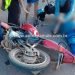 JARU – Motociclista fica ferido ao cair após colidir em bicicleta na avenida Dom Pedro I