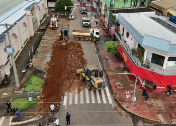 Prefeitura de Jaru dá início à duplicação da avenida Marechal Rondon; obra acontece da avenida JK até avenida Rio Branco e deve ter duração de 30 dias