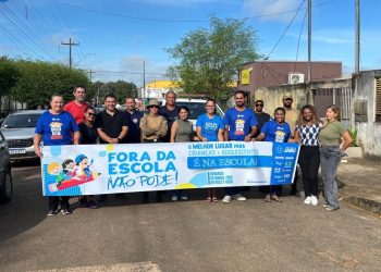 Busca Ativa Escolar: Prefeitura de Jaru realiza caminhada de conscientização sobre os prejuízos da evasão escolar