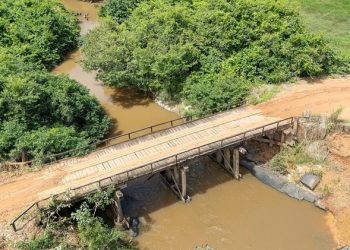Prefeitura de Jaru inicia construção de ponte de concreto e aço sobre o rio Passaqual, na Linha 608