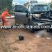 JARU – Colisão frontal entre motocicleta e caminhonete na BR-364 deixa dois mortos