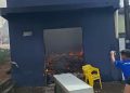 JARU – Incêndio atinge salão e residência na rua Florianópolis