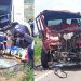 Caminhoneiro fica gravemente ferido em colisão frontal de caminhões na BR-364, entre Jaru e Ariquemes