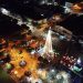 Decoração natalina é inaugurada em Jaru; enfeites foram custeados pela Associação Amigos de Jaru