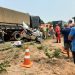 Policial militar fica preso às ferragens em grave acidente na BR-364