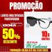 Últimos dias da mega promoção em lentes na Ótica Cahema, 50% de desconto ou em até 10 vezes