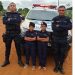 Avô faz fardas para netinhas fãs da Polícia Militar e guarnição visita elas