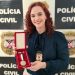Policial civil jaruense é homenageada com a Medalha “Delegado Mauro dos Santos“