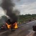 Terceiro acidente fatal é registrado na BR-364 em 24 horas; caminhonete partiu ao meio ao colidir com caminhão boiadeiro
