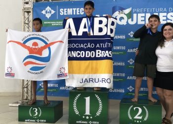 Atleta da AABB de Jaru é campeão da 3ª Copa Municipal de Natação em Ariquemes