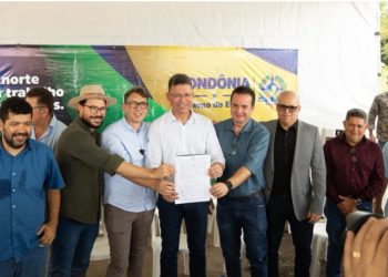 Estação de Tratamento de Esgoto é inaugurada em Jaru; cerimônia contou com a presença do governador Coronel Marcos Rocha e do prefeito Jeverson Lima