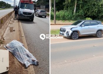 Pedestre morre após ser atingido por carro na BR-364
