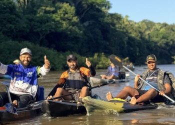 4º Passeio de Caiaque reúne aventureiros de várias cidades em Jaru