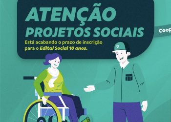 Edital Social Sicoob Centro: inscrições para projetos sociais terminam em 30 de maio