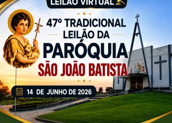 Leilão da 47ª Festa de São João Batista será neste domingo e uma moto e um bezerro serão sorteados