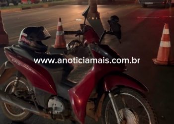 JARU – Mulher é atropelada por Honda Biz ao atravessar a BR-364