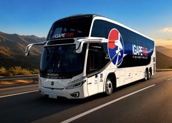 Panorâmico DD NB1 da Busscar chega à Igapetur e eleva o padrão premium das viagens em Rondônia