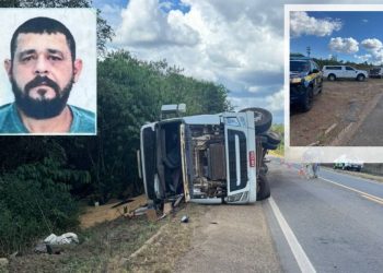 Caminhoneiro morre após acidente na BR-364 neste domingo