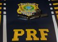 PRF em Rondônia apreende pistola calibre 9mm na BR-364