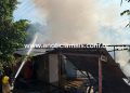 JARU – Incêndio destrói residência no Setor 02; campanha solidária vem sendo realizada em prol da família, que tem 3 filhos