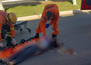 Garota de 22 anos sofre acidente grave, é resgatada por Bombeiros e está intubada