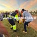 JARU – Vítima é socorrida após veículos colidirem e um capotar na tarde desta segunda-feira na BR-364