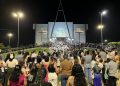 Mutidão de fiéis prestigia a Missa e procissão de Corpus Christi em Jaru
